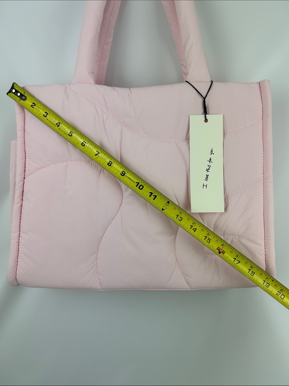 Thirty Years Drift Tote in Blush - Picture 5 of 8